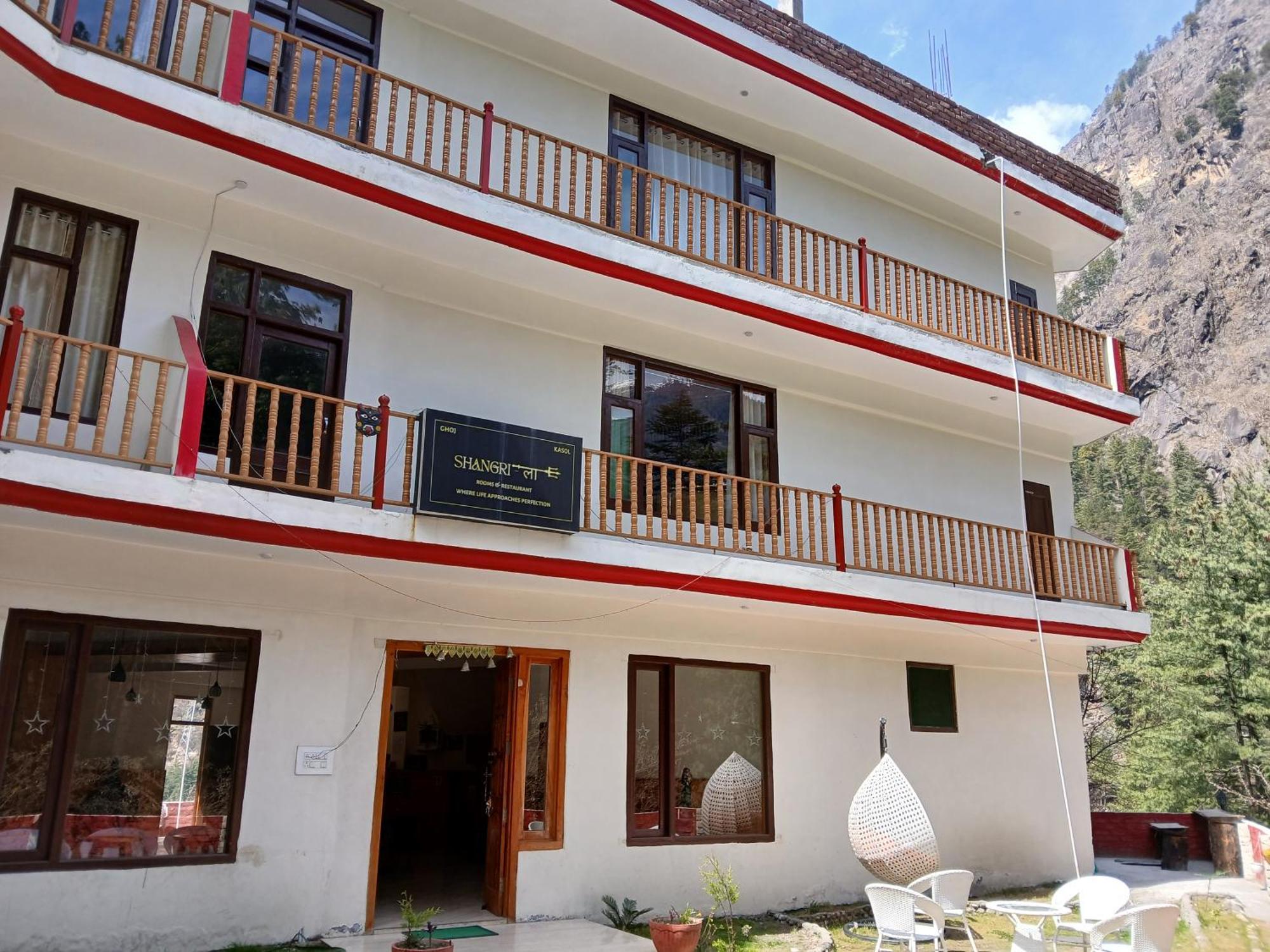 Shangri-La Rooms & Restaurant Kasol Exterior foto